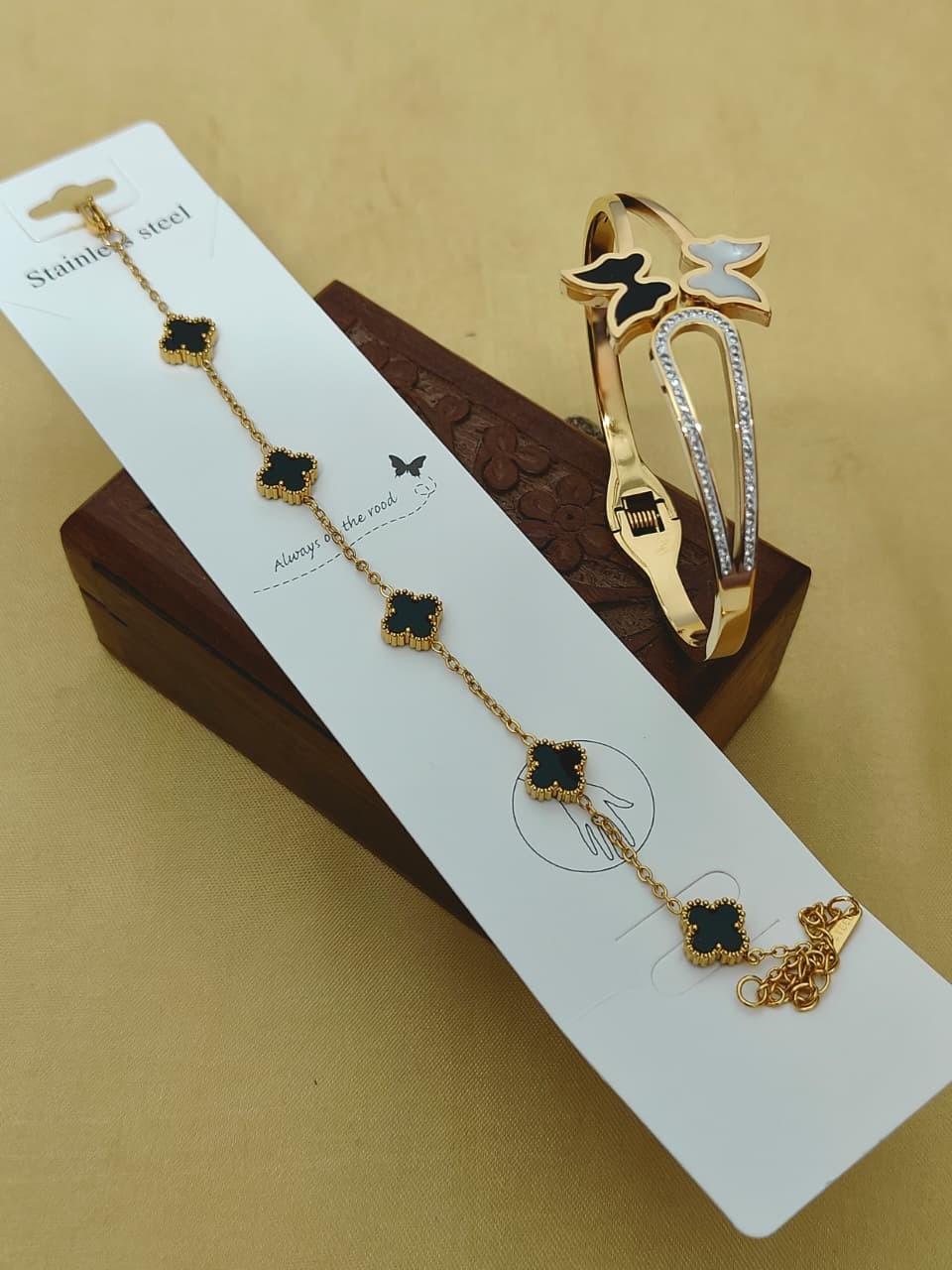 Beautiful Premium Quality Anti Tarnish 2 PC's Bracelets Combo....