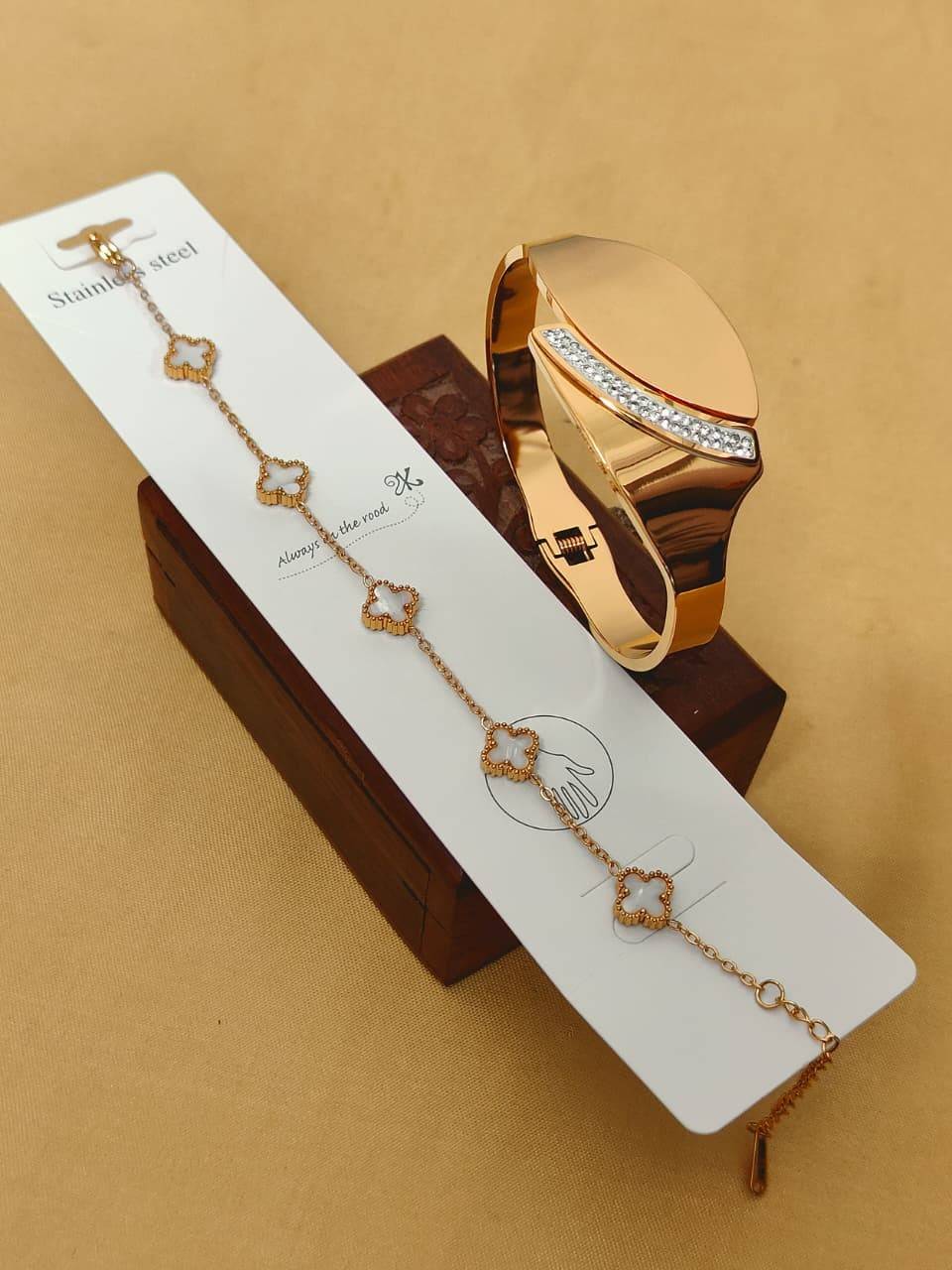 Beautiful Premium Quality Anti Tarnish 2 PC's Bracelets Combo....