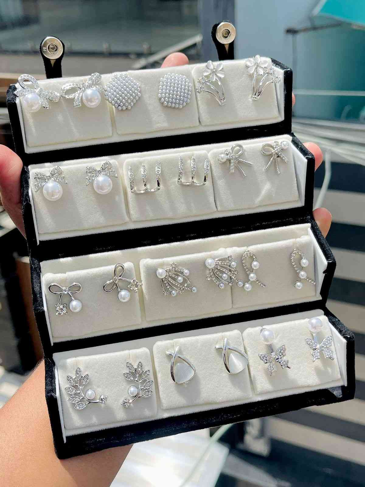 Western Earrings Box Of 12 Pairs