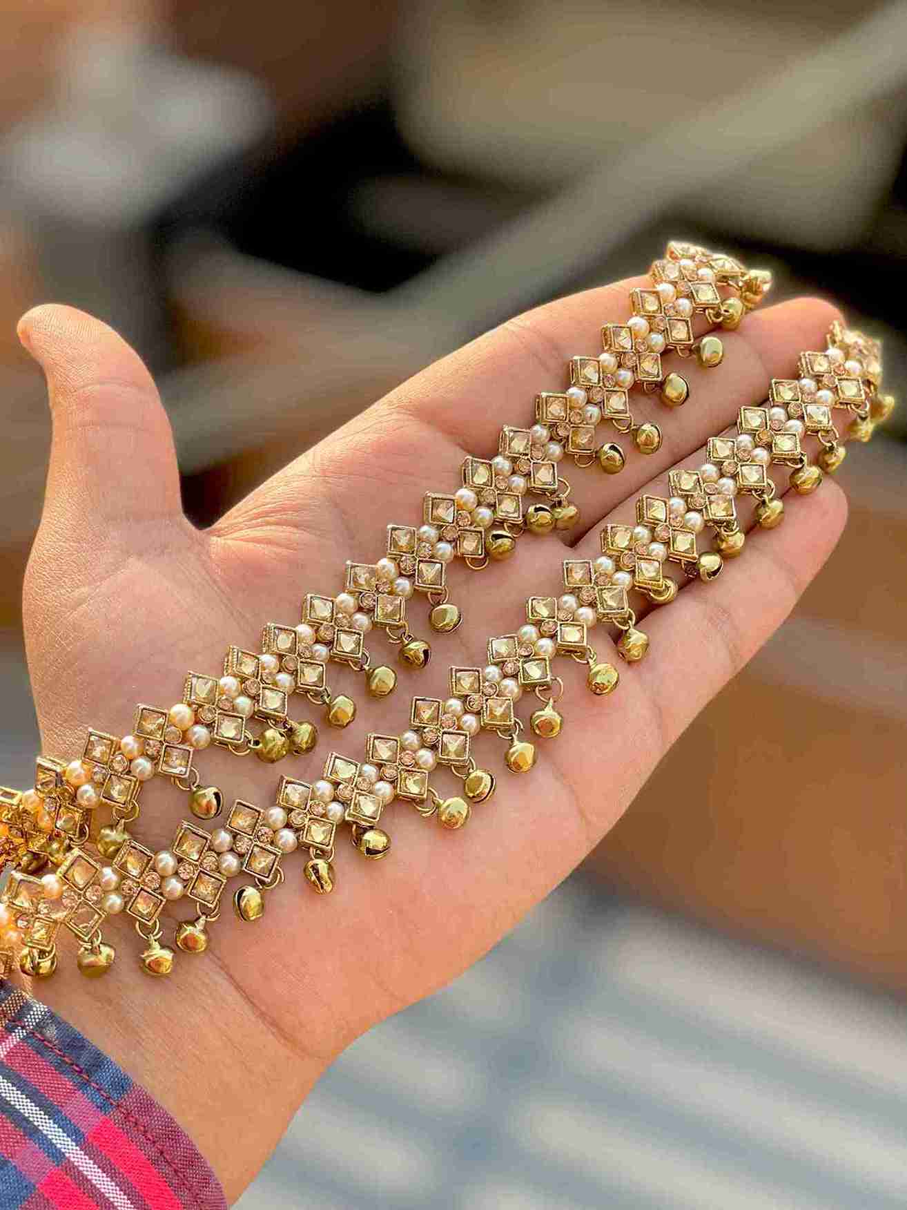 Beautiful Ghoongroo And Kundan Payal