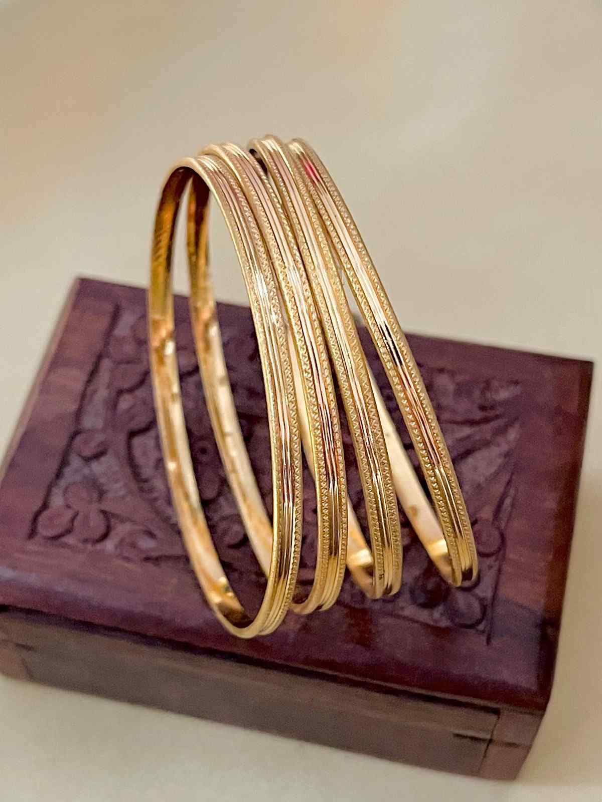 Gold Plated Bangle 2 Year Guarantee