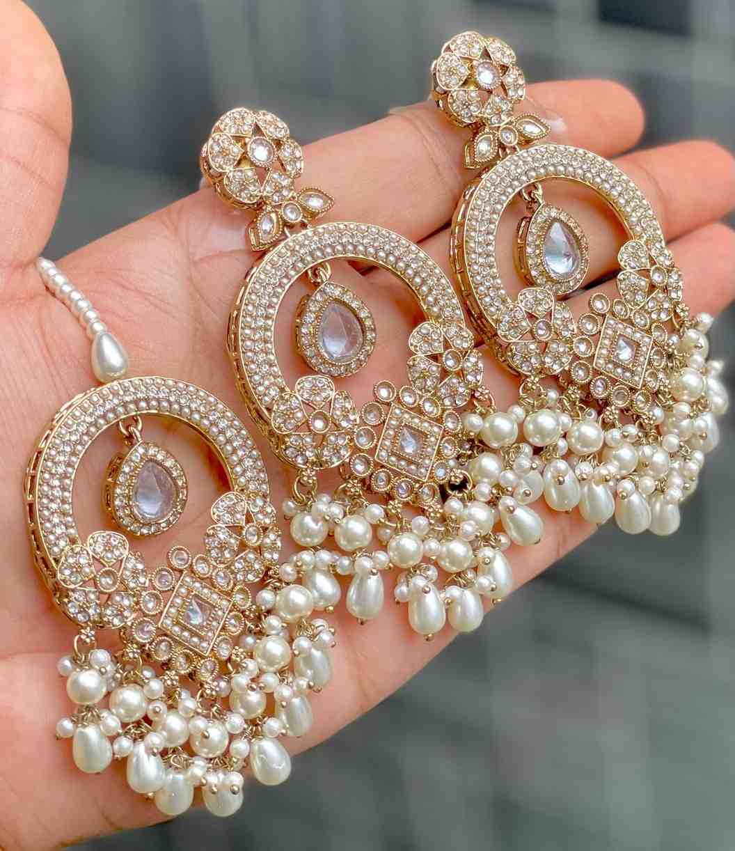 Reverse Ad Earrings And Tika