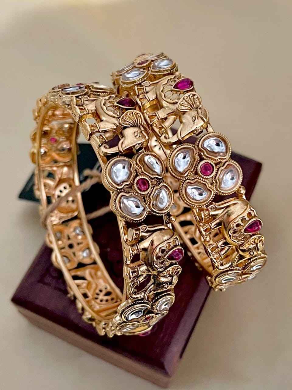 Matt Polish Bangle Set